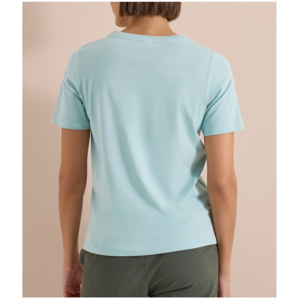 Cecil Damen T-Shirt Wording Artwork mit Boat Neck