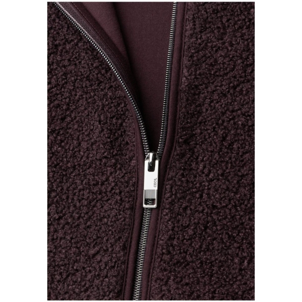 Cecil Damen Teddy-Jacke mit Kapuze