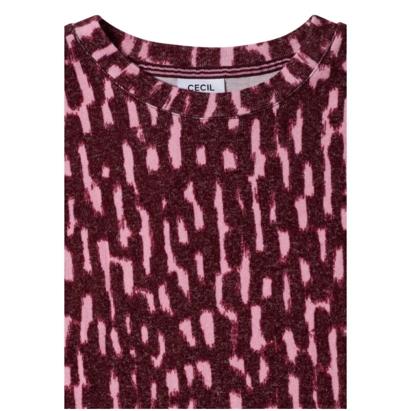 Cecil Damen langarm Shirt mit Rundhals und Print