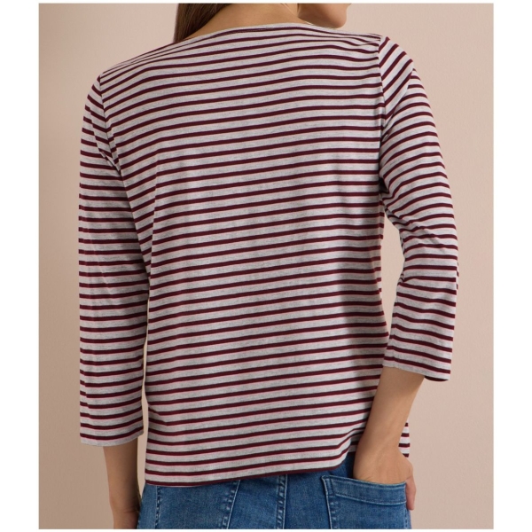 Cecil Damen 3/4 Arm Shirt mit Boat Neck