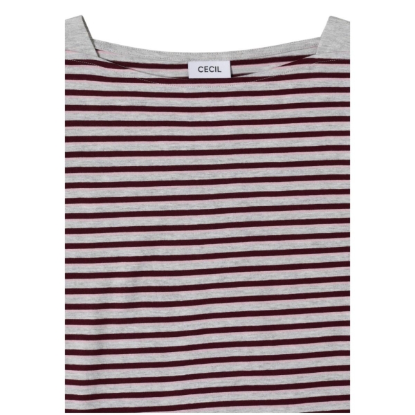 Cecil Damen 3/4 Arm Shirt mit Boat Neck