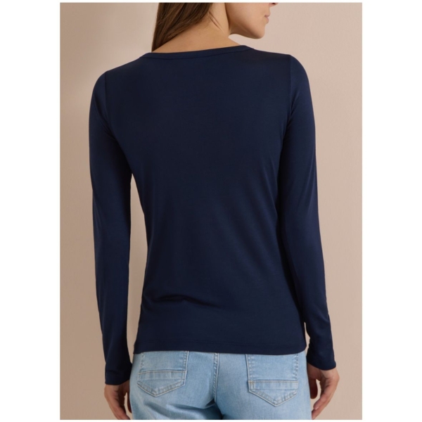 Cecil Damen langarm Shirt mit Boat Neck