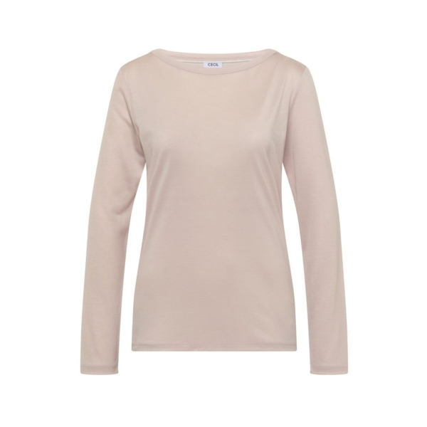 Cecil Damen langarm Shirt mit Boat Neck