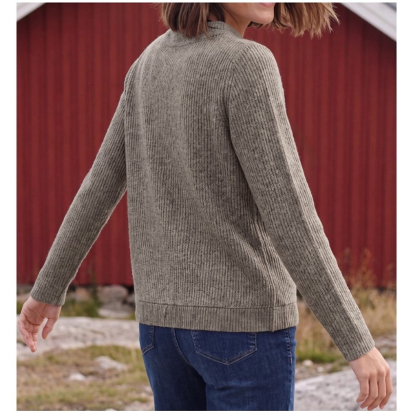 Cecil Damen langarm Shirt in Rippstruktur