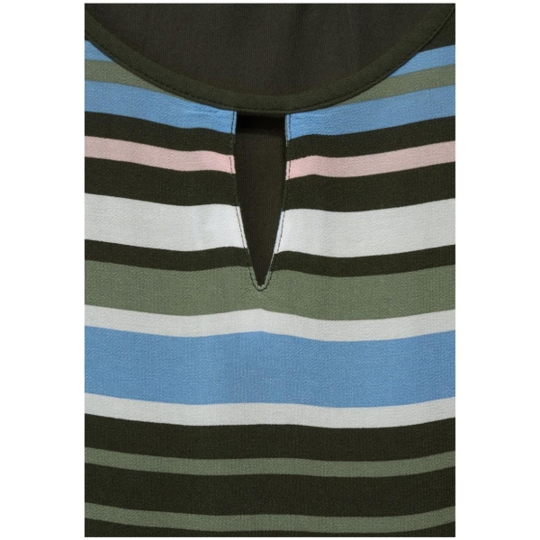 Cecil Damen Bluse Materialmix