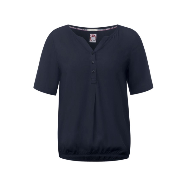 Cecil Damen Bluse Uni Gummizug