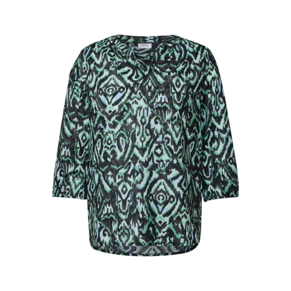 Cecil Damen 3/4 Arm Bluse bedruckt