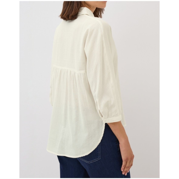 Cecil Damen 3/4 Arm Bluse mit Streifenstruktur