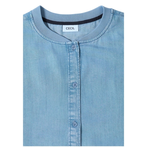 Cecil Damen Bluse in Jeansoptik Blouson