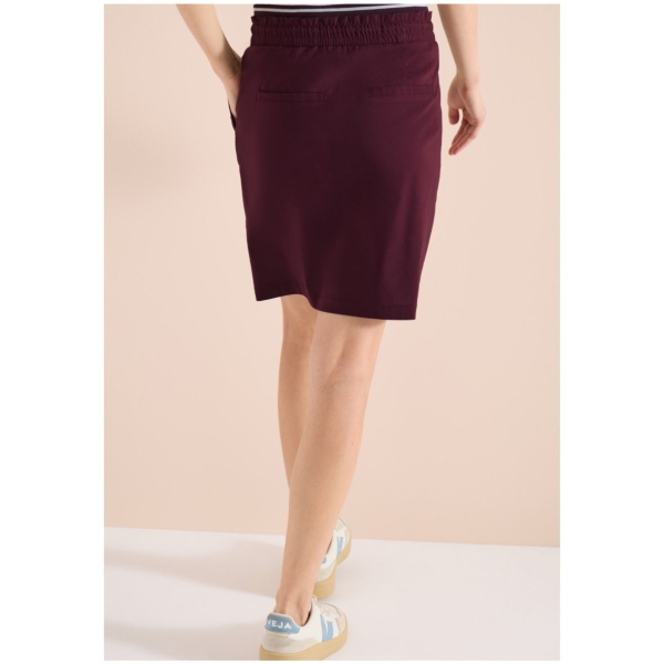 Cecil Damen Rock knielang mit Streifendetail