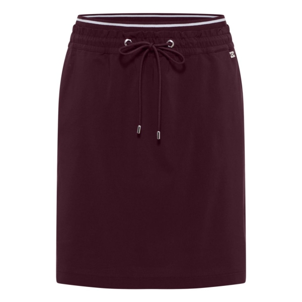 Cecil Damen Rock knielang mit Streifendetail