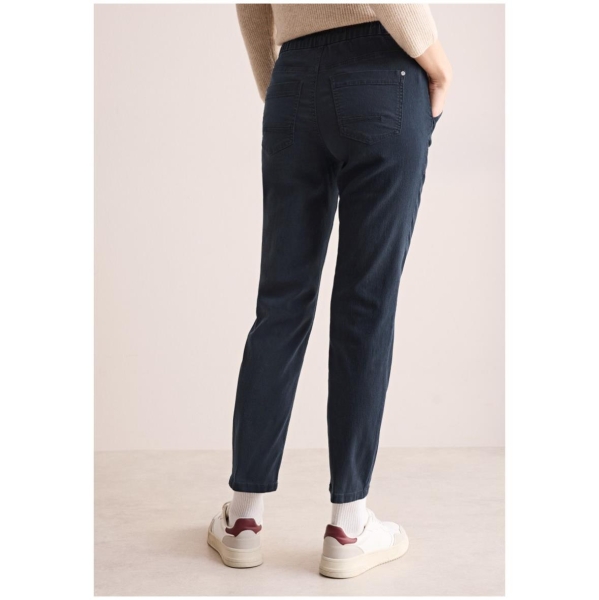 Cecil Damen Hose Washed Look