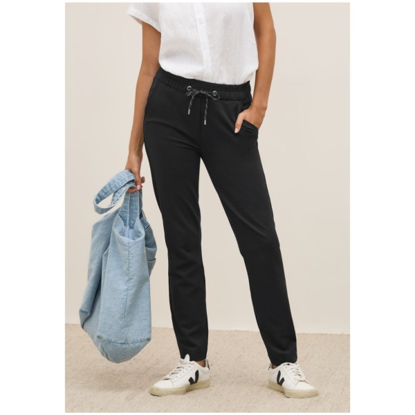 Cecil Damen Hose Jersey Casual Fit