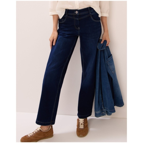 Cecil Damen Jeans Wide Leg