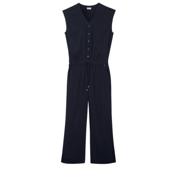 Cecil Damen Jumpsuit ohne Arm Casual Fit Mid Waist