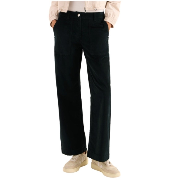 Cecil Damen Cordhose Neele High Waist Wide Leg