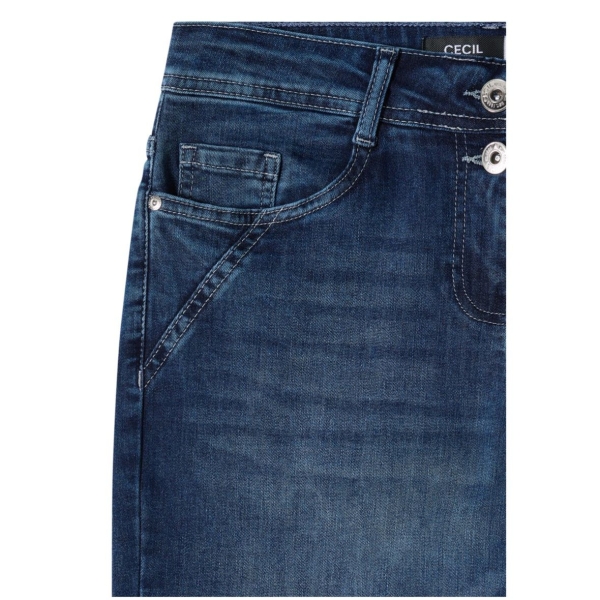 Cecil Damen Jeans Neele Loose Fit High Waist
