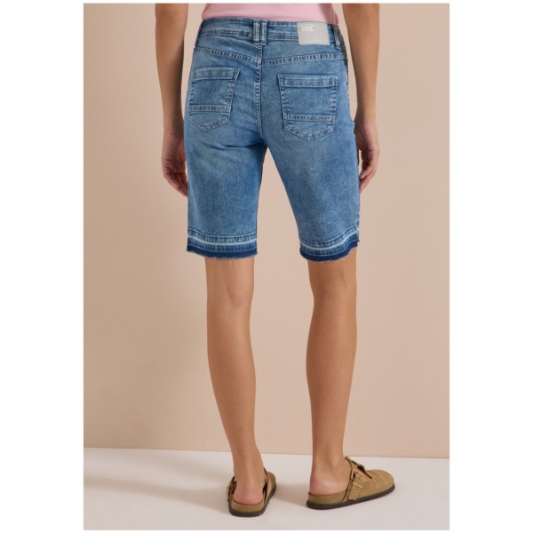 Cecil Damen Jeansshorts Neele Wide Leg Loose Fit