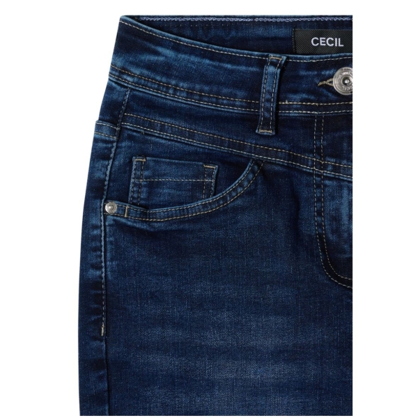 Cecil Damen Jeans Slim Fit Slim Leg