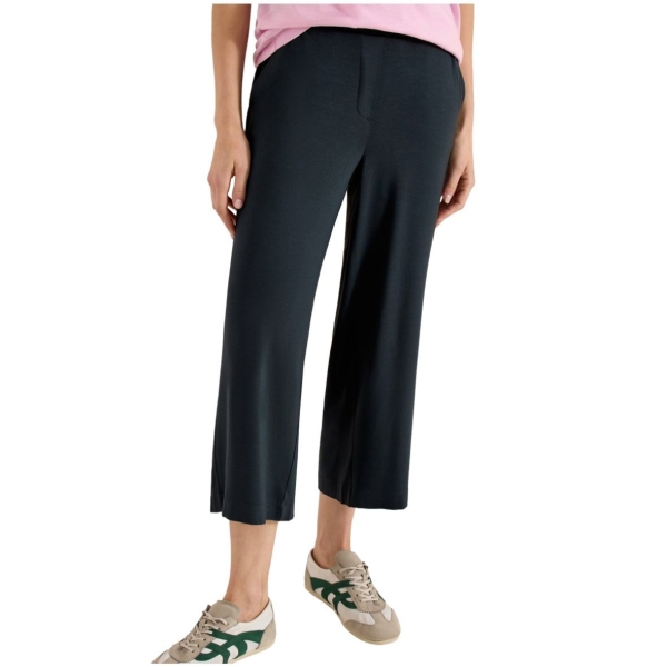 Cecil Damen 7/8 Hose Neele Wide Leg Loose Fit