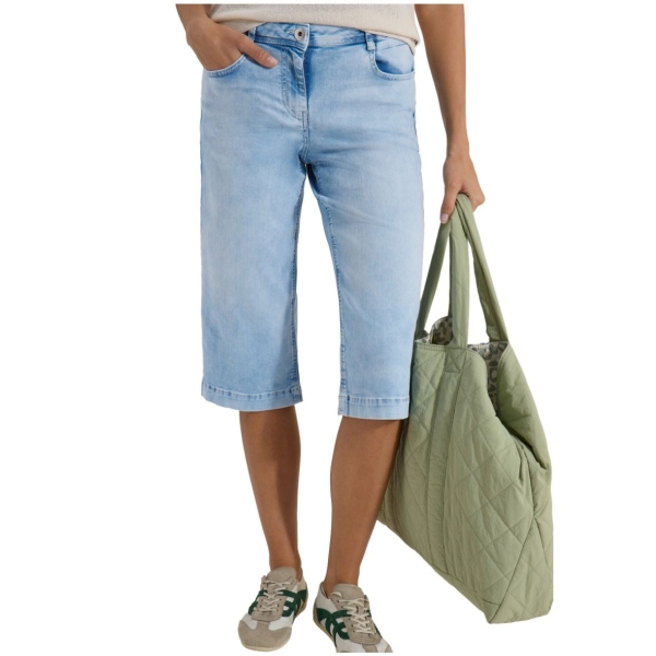 Cecil Damen Capri Jeans Toronto Loose Fit Wide Leg