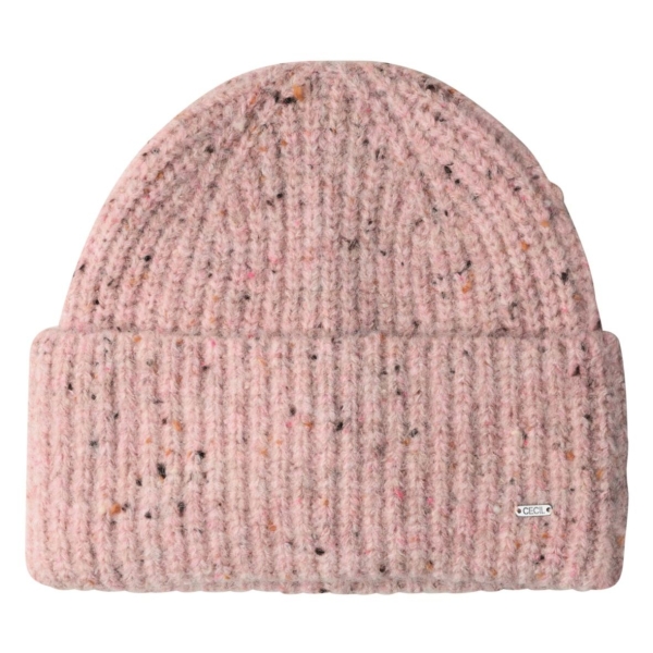 Cecil Damen Beanie Melange-Look Strickmütze