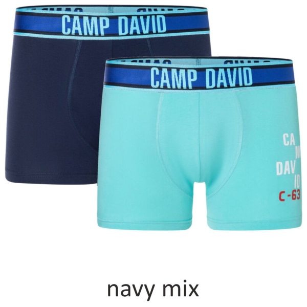 Camp David Herren Pants Basic Boxer 2er Pack
