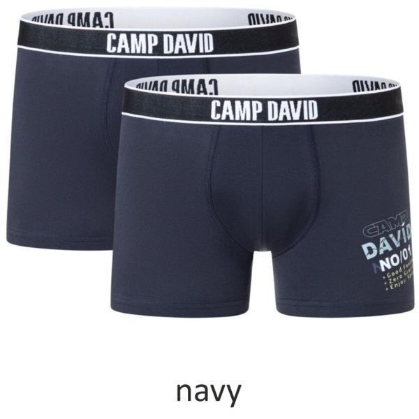 Camp David Herren Pants Basic Boxer 2er Pack