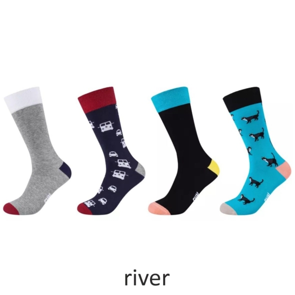 Fun Socks Unisex Socken 4 Paar Organic Cotton