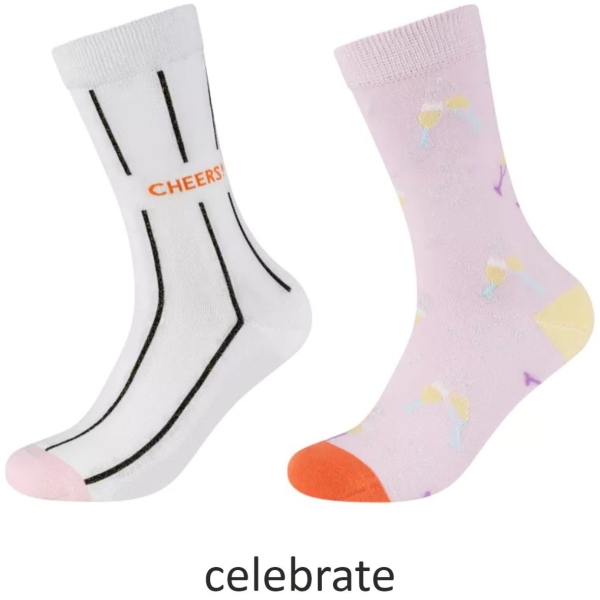 Fun Socks Unisex Socken 2 Paar Motifs Organic Cotton