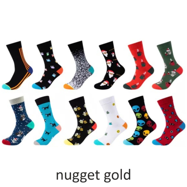 Fun Socks Unisex Socken 12 Paar im Adventskalender Organic Cotton