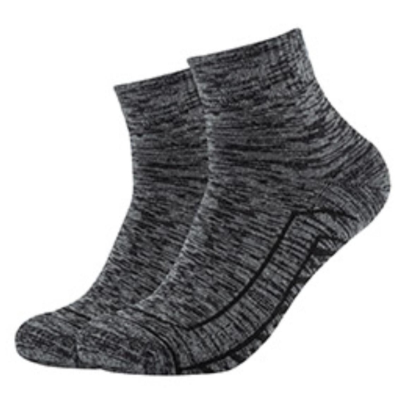 Skechers Unisex Basic Cushioned Quarter 2 Paar