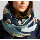 Tom Tailor Damen Loop-Schal mit Muster