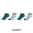 Camano Damen Sneaker Socken Silky Feeling Mini Stripes 4 Paar