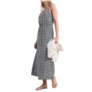 Street One Damen Sommerkleid mit Zick-Zack-Muster