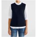 Street One Damen Pullunder Strick Uni