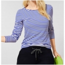 Street One Damen Shirt 1/1 Arm Streifen Basic