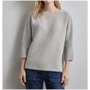 Street One Damen 3/4 Arm Shirt feine Struktur