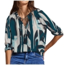Street One Damen 3/4 Arm Bluse Ikat Tunika