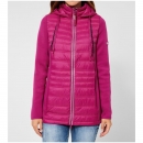 Cecil Damen Jacke Materialmix mit Kapuze
